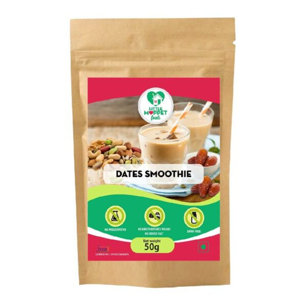 Dates Smoothie Mix - Instant Drink Mix Powder For Kids And Adults - [Trial Pack 50g]