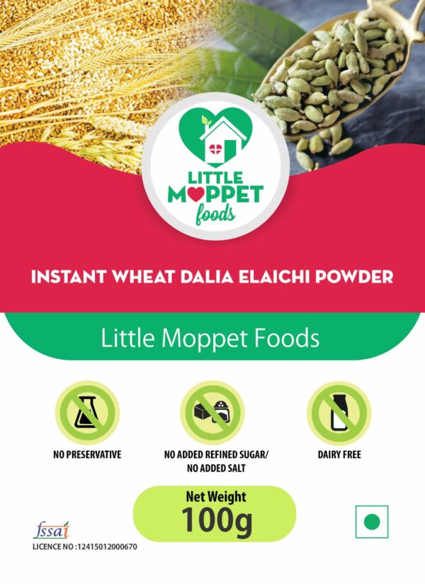 Instant Wheat Dalia Elaichi Powder Trial Pack [100g]