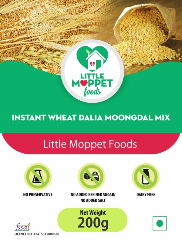 Instant Wheat Dalia Moongdal Mix [200g]