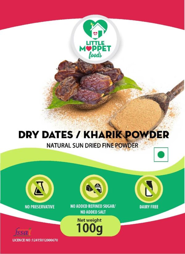 Dried Dates Powder - Dried Kharik Powder (100g)