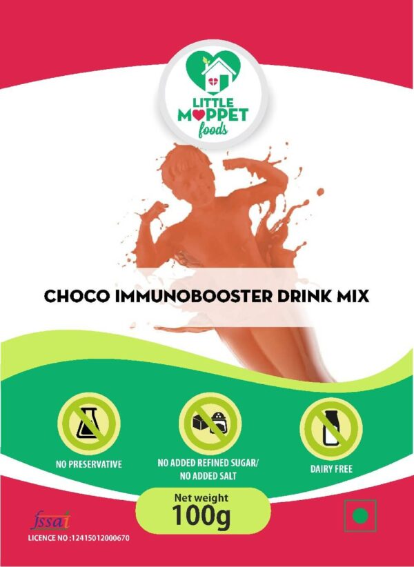 Choco Immunobooster Drink Mix – Drink Mix For Kids And Adults - [Trial Pack 100g]