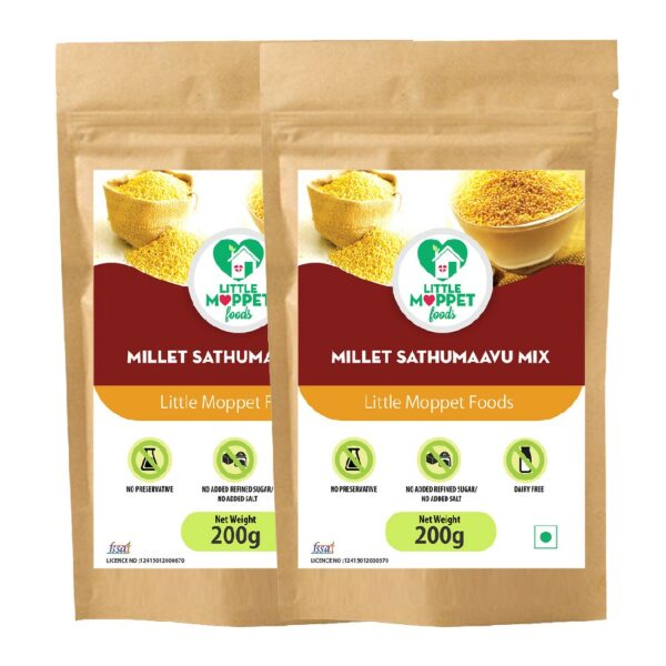 Millet Sathumaavu Mix Super Saver Pack [2 Packs - 200g Each]