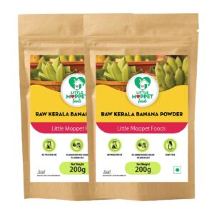 Raw Kerala Banana Powder Super Saver Pack [2 Packs - 200g Each]