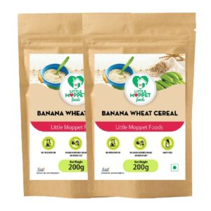 Banana Wheat Cereal Super Saver Pack [2 Packs - 200g Each]