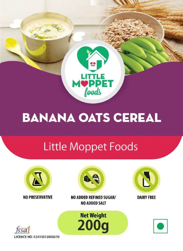 Banana Oats Cereal Super Saver Pack [2 Packs - 200g Each]