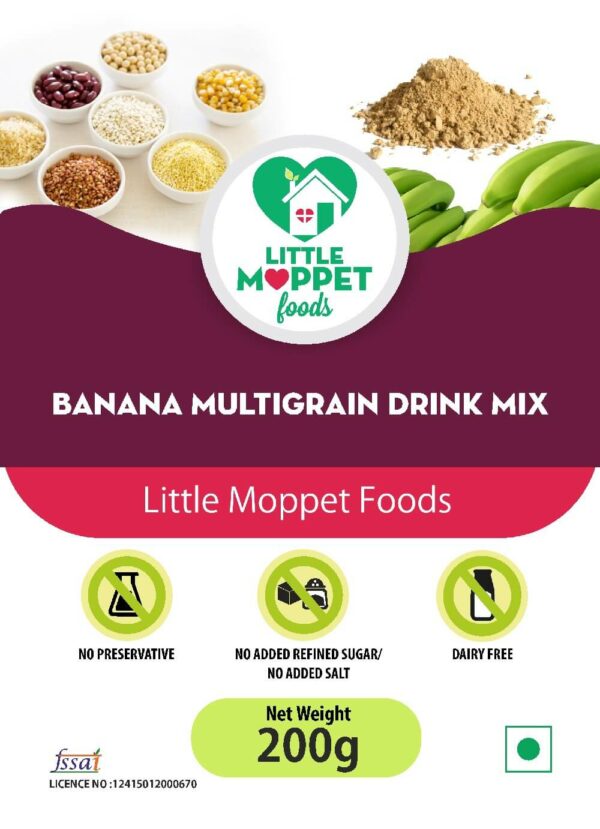 Banana Multigrain Drink Mix [200g]