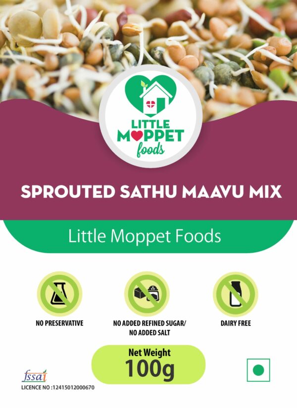 Sprouted Sathumaavu Powder / Sprouted Multigrain Mix Trial Pack [100g]