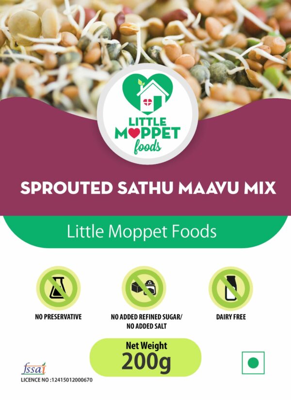 Sprouted Sathumaavu Powder / Sprouted Multigrain Mix [200g]