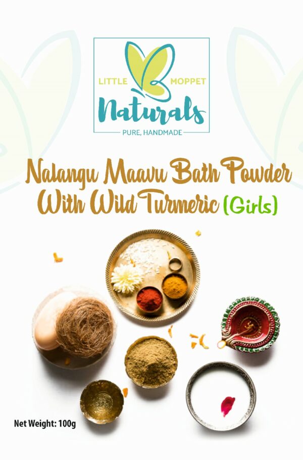 Ayurvedic Herbal Bath Powder/Nalangu Maavu for Girls