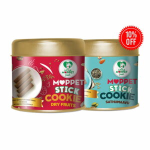 Moppet Stick Cookie Combo [ Dry Fruits (150g) & Sathummavu (150g)]